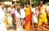 Tourism minister lays foundation stone for yathri nivas at Krishna Mutt